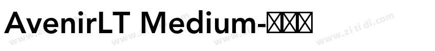 AvenirLT Medium字体转换